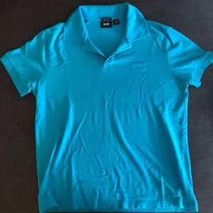 BOSS teal polo